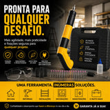 Pistola de Pregos Manual Profissional + Kit Completo com Maleta