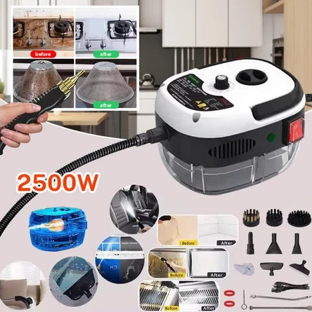 Limpador a Vapor Pressurizado de Alta Temperatura com Kit Completo de Escovas | VaporJet X™ 2500W