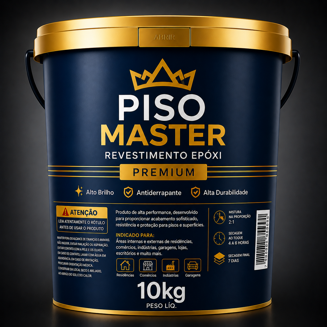 Revestimento Epóxi Premium Efeito Mármore • Alto Brilho e Alta Durabilidade + Brinde Hoje (Ferramentas de Aplicação)