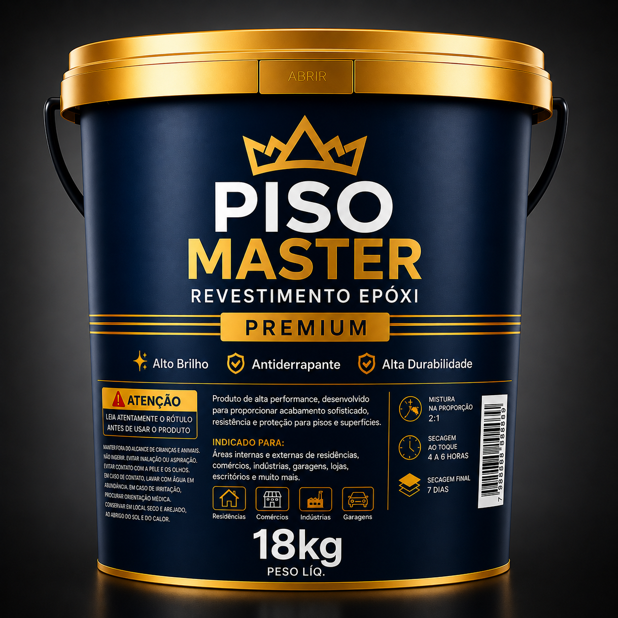 Revestimento Epóxi Premium Efeito Mármore • Alto Brilho e Alta Durabilidade + Brinde Hoje (Ferramentas de Aplicação)