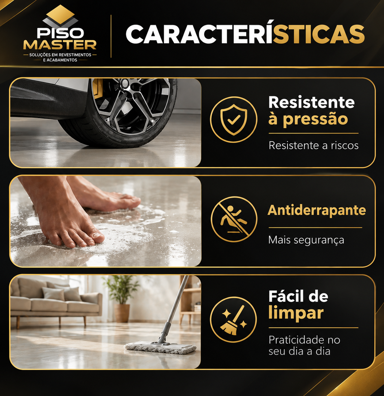 Revestimento Epóxi Autonivelante Premium • Efeito Mármore • Alto Brilho + Kit de Aplicação Grátis