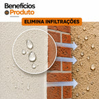 Vedacit - Borracha Líquida Impermeabilizante Flexível – Proteção Contra Infiltrações para Telhados, Lajes e Paredes