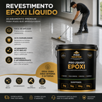 Revestimento Epóxi Autonivelante Premium • Efeito Mármore • Alto Brilho + Kit de Aplicação Grátis