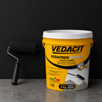 Vedacit - Borracha Líquida Impermeabilizante Flexível – Proteção Contra Infiltrações para Telhados, Lajes e Paredes