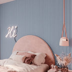 Painel Ripado Laminado de EVA Autocolante - Linha Premium - Largura: 10cm / Espessura: 3cm